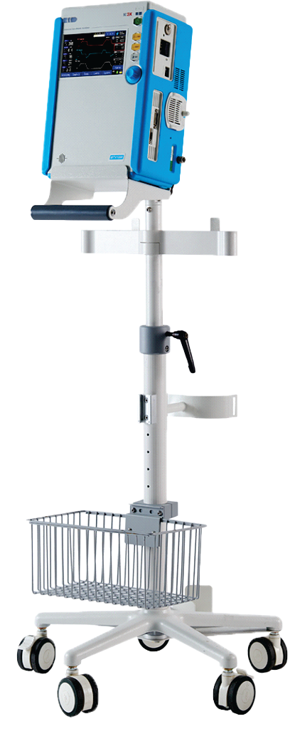 MTV 1000 - High Performance ICU Ventilator - 7" touch screen with high-performance user-friendly UI
